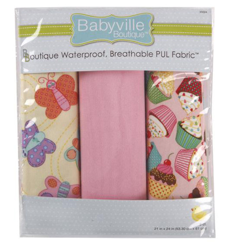 Набор тканей Sweet Stuff Butterflies and Cupcakes, Babyville Boutique 35024
