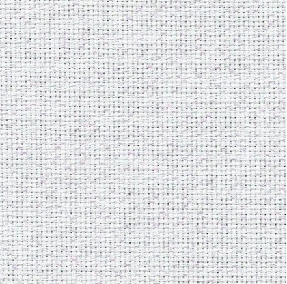 Канва Fein-Aida 18 Zweigart 3793/11, біла з райдужним люрексом, 50х55 см