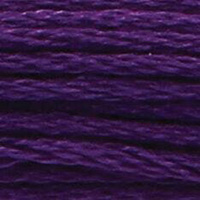 0102 мулине Anchor 102 Violet Very Dark