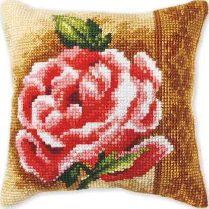 Набор для вышивки подушки Благоухающая роза Orchidea 9238