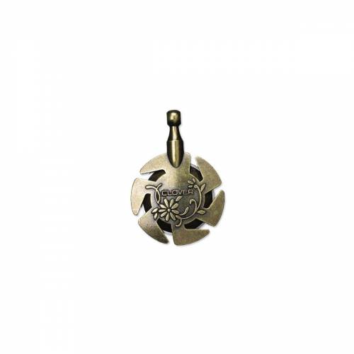 Обрезчик ниток (античное золото) Yarn Cutter Pendant Clover 3105 фото 2