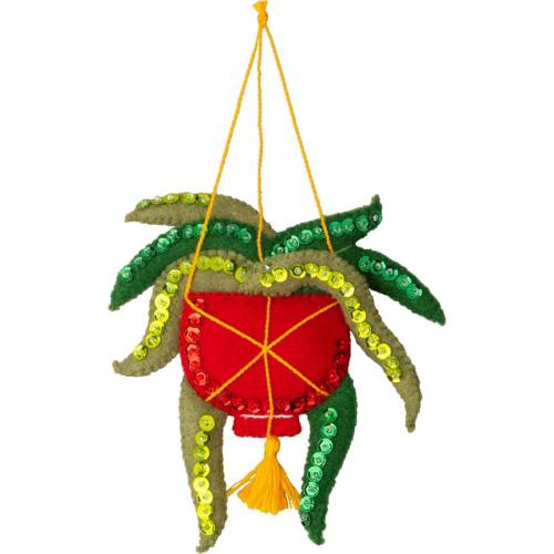 Набір для фетрової аплікації Ornament Kits - Holiday Houseplants Bucilla 89634E фото 8