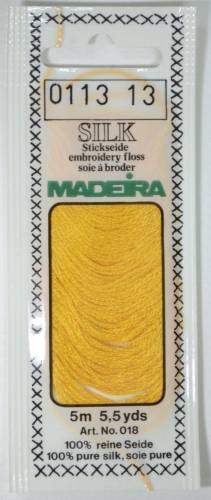 0113 шовкове муліне Madeira Silk Light Gold фото 2