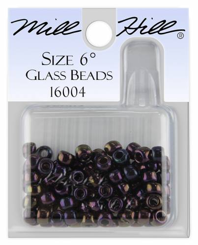 16004 бисер Mill Hill, 6/0 Eggplant Glass Beads фото 2