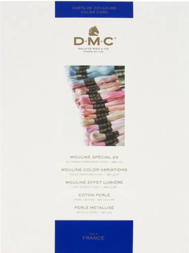 Карта кольорів муліне DMC Color Card, 35 New Colors (W100B)