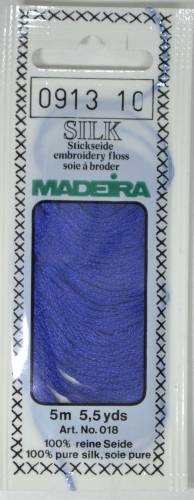 0913 шовкове муліне Madeira Silk Midnight Blue фото 2