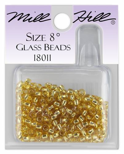 18011 бисер Mill Hill, 8/0 Victorian Gold Glass Beads фото 3