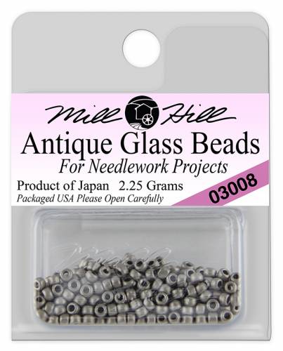 03008 бисер Mill Hill, 11/0 Pewter Antique Glass Beads фото 3
