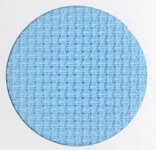 Канва Аіда 16 (32 х 45 см), блакитна, Угорщина фото 3