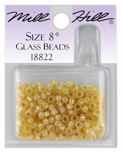 18822 бисер Mill Hill, 8/0 Golden Opal Glass Beads фото 3
