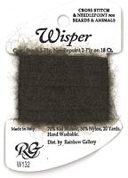 Нитка Wisper Rainbow Gallery W132, кавові боби