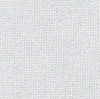 Канва Аида 18 Zweigart Fein-Aida, белая с перламутровым люрексом, 50х55 см (3793/11)