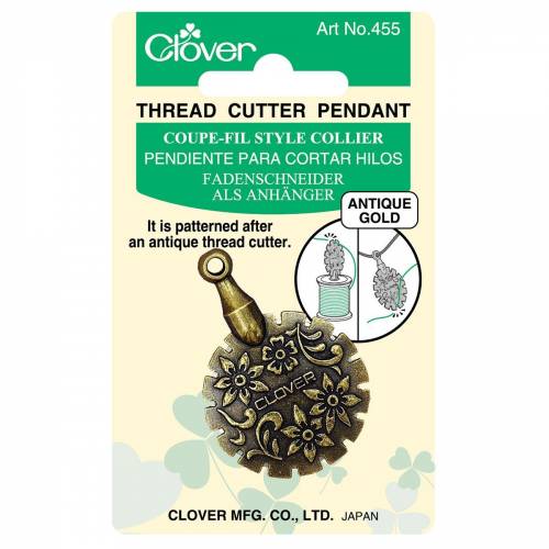 Обрезчик ниток (античное золото) Thread Cutter Pendant Clover 455