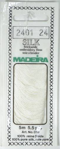 2401 шовкове муліне Madeira Silk White фото 2