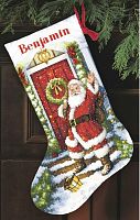 Набір для вишивки хрестиком Welcome Santa Stocking Dimensions 70-08901