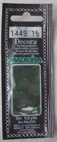 1449 нитки для вишивки Madeira Decora Forest Green фото 2