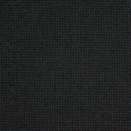 Ткань равномерная 25 ct Lugana метраж, черная, Zweigart 3835/720