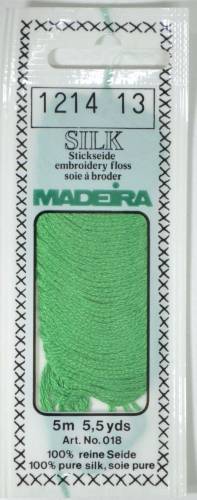 1214 шовкове муліне Madeira Silk Sea Green фото 2