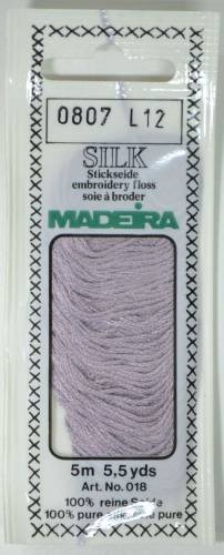 0806 шовкове муліне Madeira Silk Light Lilac фото 2