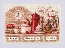 Набор для вышивки Coffee Time Риолис 1874