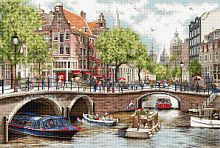 Набор для вышивки крестиком Амстердам, Luca-S BU5005