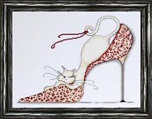 Набор для вышивки крестиком Leopard Shoe Design Works 2553