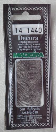 1440 нитки для вишивки Madeira Decora Steel фото 2