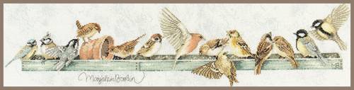Pecking Order (Кормушка для птиц), набор для вышивки крестом, Lanarte PN-0007963