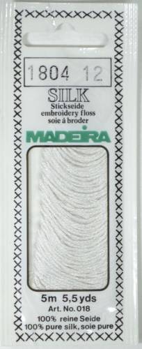 1804 шовкове муліне Madeira Silk Light Steel фото 2