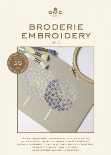 Буклет со схемами Broderie / Embroidery N° 02, DMC 15481/22