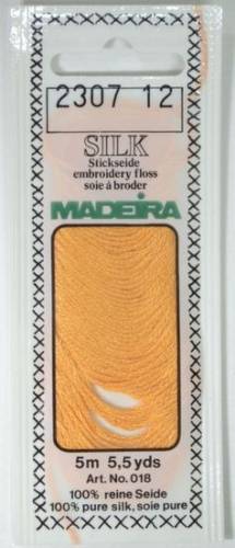 2307 шовкове муліне Madeira Silk Light Orange фото 2
