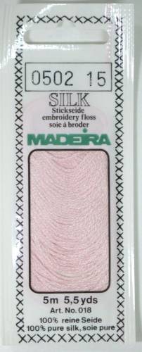 0502 шовкове муліне Madeira Silk Light Pastel Pink фото 2