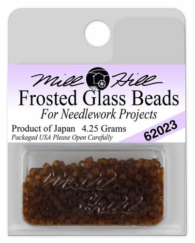 62023 бисер Mill Hill, 11/0 Root Beer Frosted Seed Beads фото 2
