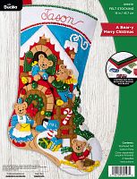 Набір для фетрової аплікації A Bear-y Merry Christmas Bucilla 89597E