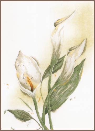 Набор для вышивки крестиком Lanarte Calla lily flower (PN-0008015)