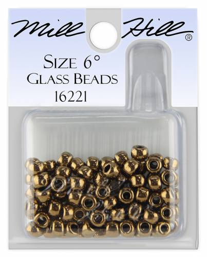 16221 бисер Mill Hill, 6/0 Bronze Glass Beads фото 3