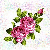 Водорастворимый флизелин с рисунком Букет роз Confetti К-296