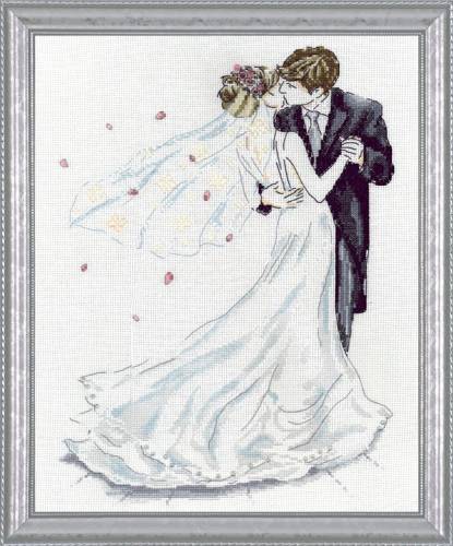 Набор для вышивки крестиком Wedding Couple Design Works 2844