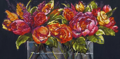 Набор для вышивки крестиком Flowers Of Joy Dimensions 70-35364