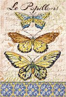 Набір для вишивки хрестиком Vintage Wings-Le Papillons Letistitch LETI 975