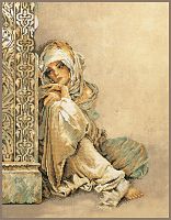 Arabian Woman (Арабка), набор для вышивки крестом, Lanarte PN-0008001
