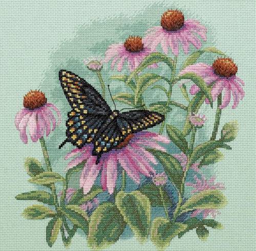 Набір для вишивки хрестиком Butterfly & Daisies Dimensions 35249