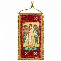 Молитва Ангелу-хранителю, набор-оберег для вышивки бисером на натуральном художественном холсте Абрис-Арт, ABO-001