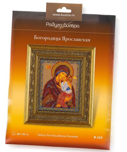 Набір для вишивання бісером Ярославська Богородиця, Радуга Бисера В-152 фото 2