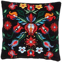 Набір для вишивання подушки гобелен Folklore Vervaco PN-0168334