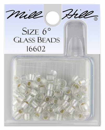 16602 бисер Mill Hill, 6/0 Frosted Ice Glass Beads фото 3
