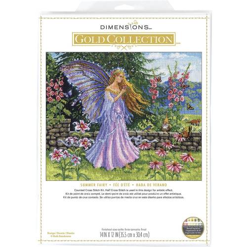 Набір для вишивання хрестиком Dimensions Gold Collection -Summer Fairy, 70-35410