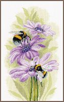 Набор для вышивки крестом Dancing bees (Танцующие пчелы) Lanarte PN-0190652