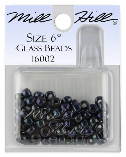 16002 бисер Mill Hill, 6/0 Midnight Glass Beads фото 2
