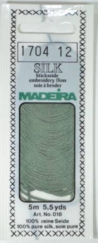 1704 шовкове муліне Madeira Silk Mid Green фото 2